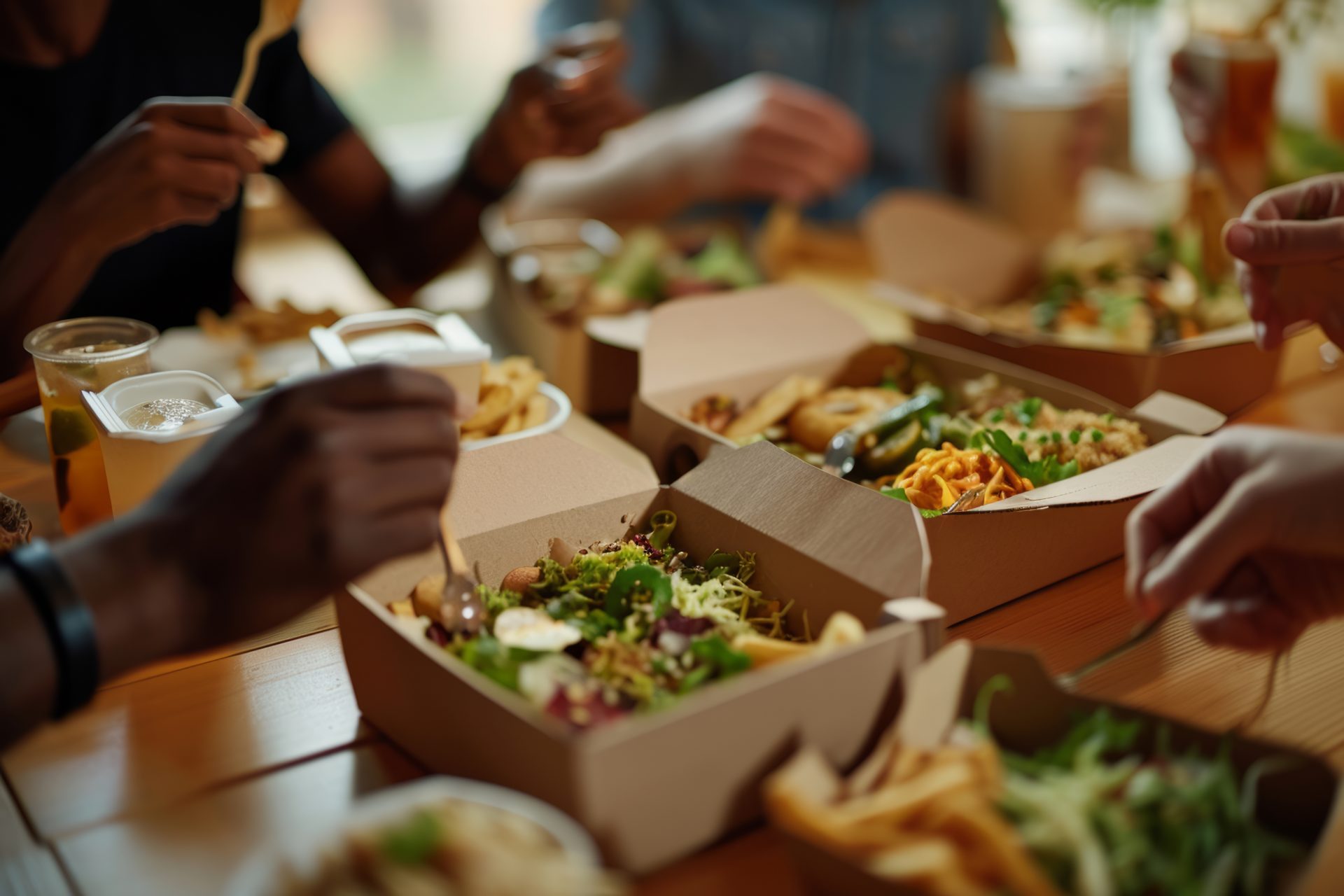 Drop-off catering London individually packed meals by Fresh N Funky