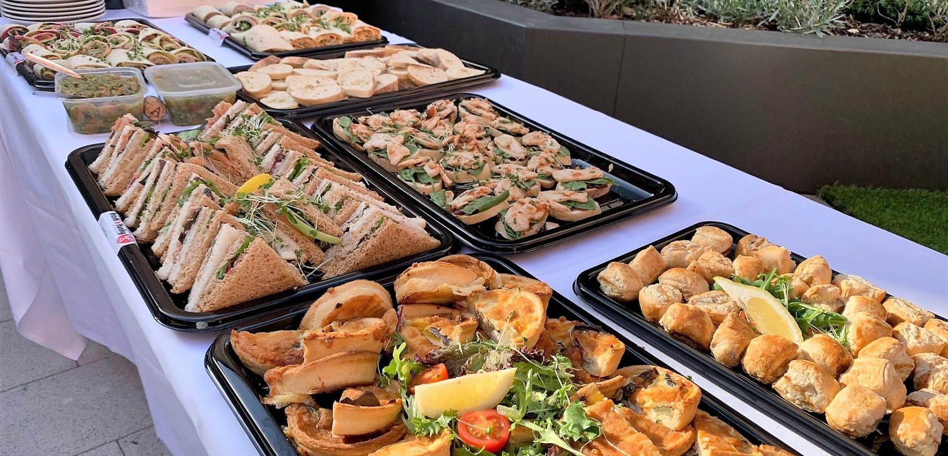 Fresh canapes prepared by London event caterers Fresh N Funky