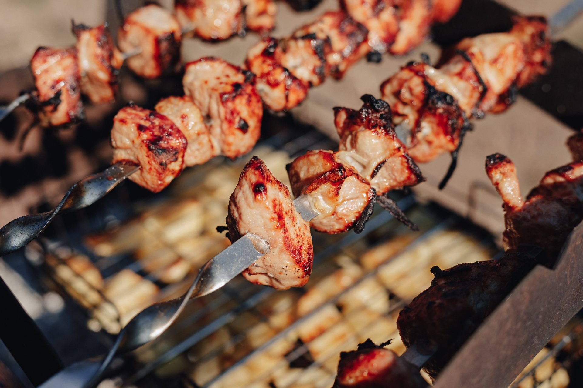 Outdoor BBQ catering for London events by Fresh N Funky