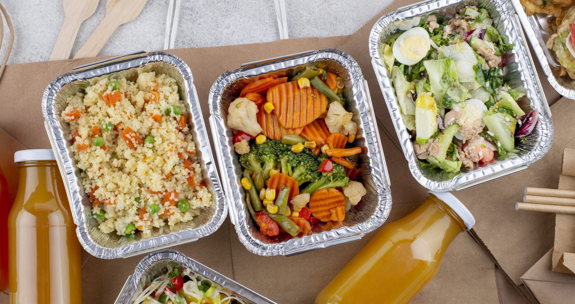 Premium catering setup